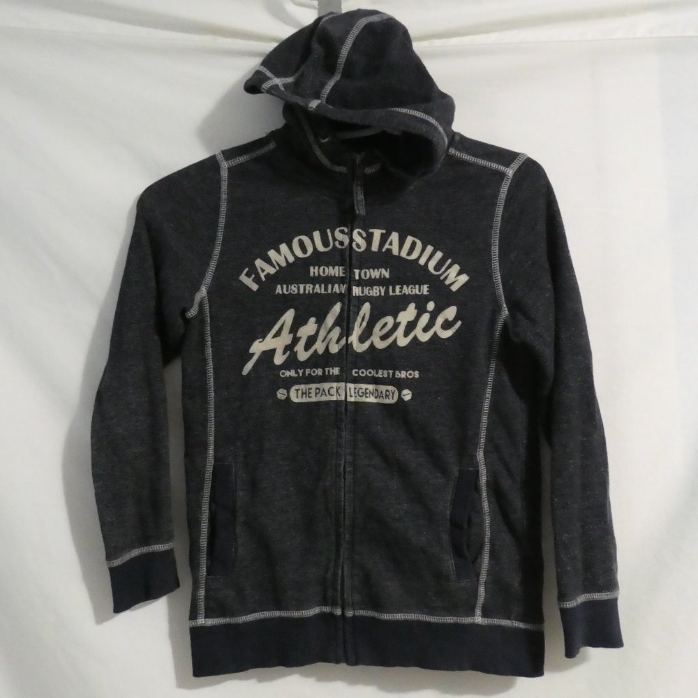 CHARLES VOGELE TEENS, 140, full zip graphic hoodie